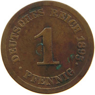 GERMANY EMPIRE 1 PFENNIG 1895 E #s109 0525 - 1 Pfennig