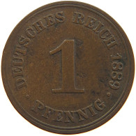 GERMANY EMPIRE 1 PFENNIG 1889 A #s107 0579 - 1 Pfennig