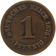 GERMANY EMPIRE 1 PFENNIG 1875 B #s107 0619 - 1 Pfennig