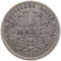 GERMANY EMPIRE 1 MARK 1886 J #t036 0079 - 1 Mark