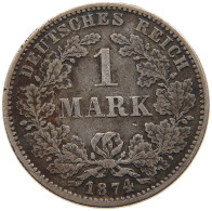 GERMANY EMPIRE 1 MARK 1874 G #t036 0073 - 1 Mark