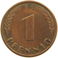 GERMANY BRD PFENNIG 1949 D #t036 0211 - 1 Pfennig