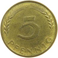 GERMANY BRD 5 PFENNIG 1950 D #s111 0477 - 5 Pfennig