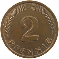 GERMANY BRD 2 PFENNIG 1950 J #s111 0471 - 2 Pfennig