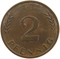 GERMANY BRD 2 PFENNIG 1950 G #s111 0607 - 2 Pfennig