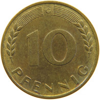 GERMANY BRD 10 PFENNIG 1970 G #s110 0743 - 10 Pfennig