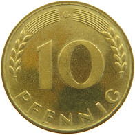 GERMANY BRD 10 PFENNIG 1968 G #s111 0095 - 10 Pfennig