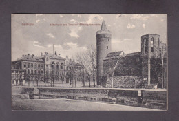 Pologne  Goleniów Gollnow Schulhaus UndIhna Mit Strandpromenade  (Ed. Wilzer 51985) - Polonia