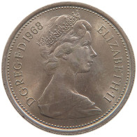 GREAT BRITAIN 5 NEW PENCE 1968 Elisabeth II. (1952-) #s110 0099 - 5 Pence & 5 New Pence