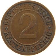 GERMANY WEIMAR 2 RENTENPFENNIG 1923 J #s109 0095 - 2 Rentenpfennig & 2 Reichspfennig