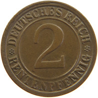 GERMANY WEIMAR 2 RENTENPFENNIG 1923 G #s109 0139 - 2 Rentenpfennig & 2 Reichspfennig