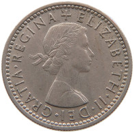 GREAT BRITAIN 6 PENCE 1955 Elizabeth II. (1952-2022) #s111 0391 - H. 6 Pence