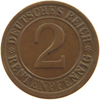 GERMANY WEIMAR 2 RENTENPFENNIG 1923 G DIE ERROR #s109 0109 - 2 Rentenpfennig & 2 Reichspfennig