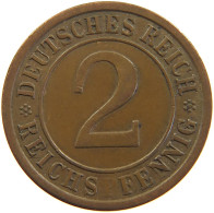 GERMANY WEIMAR 2 REICHSPFENNIG 1925 A #s109 0115 - 2 Rentenpfennig & 2 Reichspfennig