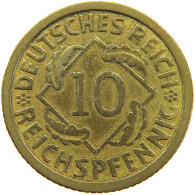 GERMANY WEIMAR 10 REICHSPFENNIG 1930 F #t036 0153 - 10 Rentenpfennig & 10 Reichspfennig