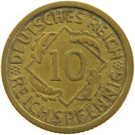 GERMANY WEIMAR 10 REICHSPFENNIG 1930 A #s109 0063 - 10 Rentenpfennig & 10 Reichspfennig