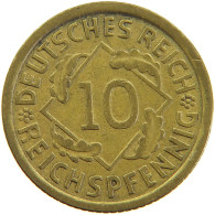 GERMANY WEIMAR 10 REICHSPFENNIG 1930 A #s109 0059 - 10 Rentenpfennig & 10 Reichspfennig