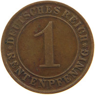 GERMANY WEIMAR 1 RENTENPFENNIG 1923 G #s109 0179 - 1 Rentenpfennig & 1 Reichspfennig