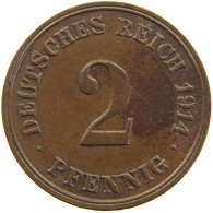 GERMANY EMPIRE 2 PFENNIG 1914 E #t036 0173 - 2 Pfennig