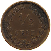 NETHERLANDS 1/2 CENT 1886 Willem III. 1849-1890 #s110 0751 - 1849-1890 : Willem III