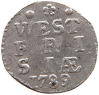 NETHERLANDS 2 STUIVERS 1789 WEST FRIESLAND #s106 0229 - …-1795 : Oude Periode