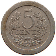 NETHERLANDS 5 CENTS 1907 #s110 0721 - 5 Cent