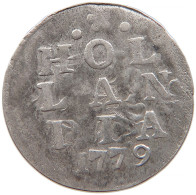 NETHERLANDS 2 STUIVERS 1779 HOLLAND #s106 0201 - …-1795 : Former Period