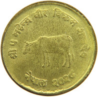 NEPAL 10 PAISA 2028 1971 #s108 0335 - Népal