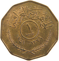 IRAQ 1 FILS 1959 #s110 0529 - Irak