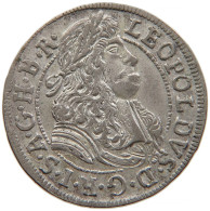 HAUS HABSBURG 3 KREUZER 1688 HALL LEOPOLD I. (1657-1705) #t037 0563 - Austria