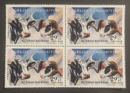 AC - TURKEY STAMP -  EID AL ADHA  MNH  BLOCK OF FOUR 07 JUNE 2024 - Ongebruikt