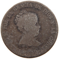 SPAIN 4 REALES 1849 Isabell II. (1833–1868) #s106 0177 - Primi Conii