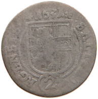 SALZBURG 2 KREUZER 1631 Paris Graf Lodron 1619-1653 #t037 0071 - Austria