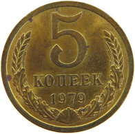 RUSSIA USSR 5 KOPEKS 1979 #s108 0279 - Russie