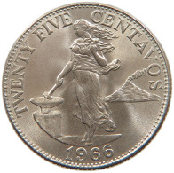 PHILIPPINES 25 CENTAVOS 1966 #s111 0253 - Philippines