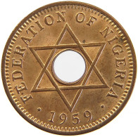 NIGERIA 1/2 PENNY 1959 #s110 0429 - Nigeria