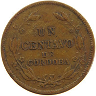 NICARAGUA CENTAVO 1938 #s107 0369 - Nicaragua