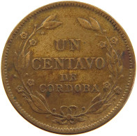 NICARAGUA CENTAVO 1938 #s107 0343 - Nicaragua