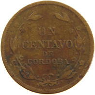 NICARAGUA CENTAVO 1927 #s107 0499 - Nicaragua