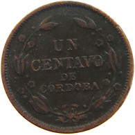 NICARAGUA CENTAVO 1922 #s102 0201 - Nicaragua