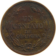NICARAGUA CENTAVO 1927 #s107 0485 - Nicaragua