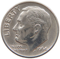 UNITED STATES OF AMERICA DIME 1964 DROOSVELT #s106 0281 - 1946-...: Roosevelt