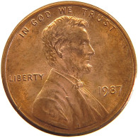 UNITED STATES OF AMERICA CENT 1987 LINCOLN #s110 0521 - 1959-…: Lincoln, Memorial Reverse