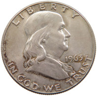 UNITED STATES OF AMERICA 1/2 HALF DOLLAR 1963 D FRANKLIN #s106 0021 - 1948-1963: Franklin