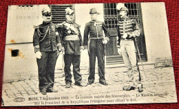 MONS 7 Septembre 1913 - Joyeuse Entrée Des Souverains - La Mission Envoyée Par Le Président Français Pour Saluer Le Roi - Mons