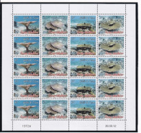 Wallis Et Futuna N°764/767 - Coraux - Feuille Entière - Neufs ** Sans Charnière - TB - Unused Stamps