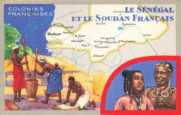 MIKIBP13-055- SENEGAL ET SOUDAN FRANCAIS COLONIES FRANCAISES EDITION PRODUITS CHIMIQUES LION NOIR - Sénégal