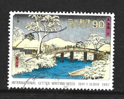 JAPON. N°2366 Oblitéré De 1997. Tableau De Hiroshige. - Altri & Non Classificati