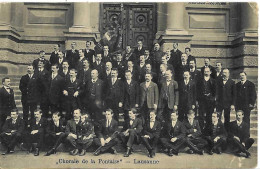 VD LAUSANNE CHORALE DE LA PONTAISE 1914 - Photo E. Wurgler - Circulé Le 25.09.1914 - Lausanne