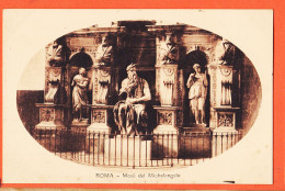 21507 / ♥️ ROMA Lazio (•◡•) MOSE De MICHELANGELO ◉ ROME MOÏSE Par MICHEL-ANGE 1910s ◉ Edit Ris Coop Vend. Amb. 032 S-1 - Autres Monuments, édifices